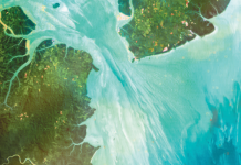 sat view of earth
